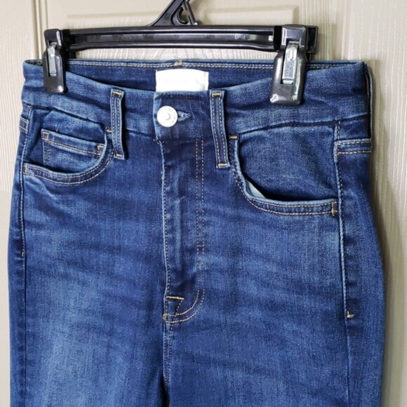 7 For All Mankind the ultra-high rise skinny Blue Women's Jeans Size 26 - Picture 2 of 9